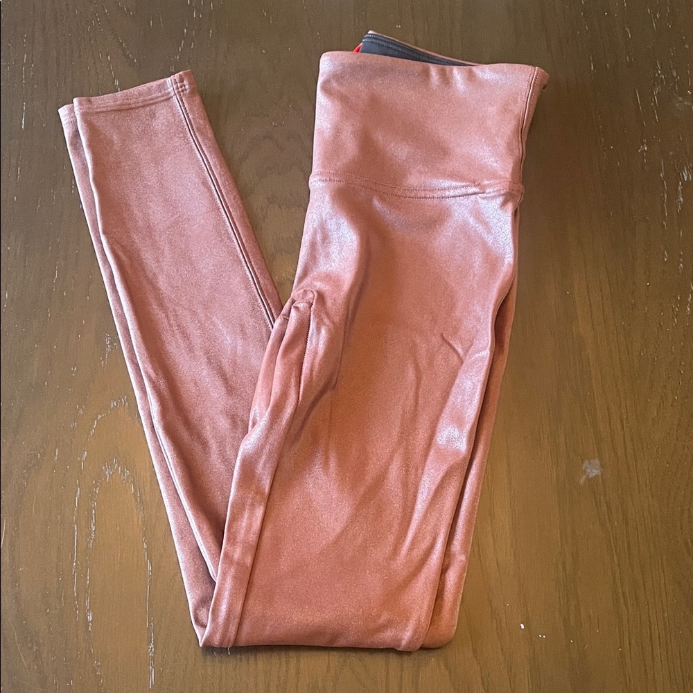 Spanx Brown Shimmer Leggings